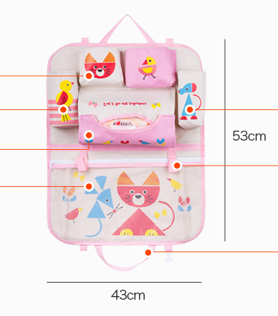Organizador de Asiento para Auto con Diseño Infantil - Image 16
