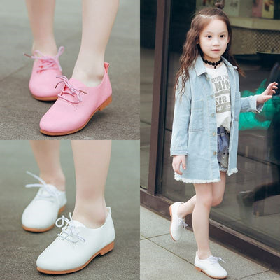 Zapatos Escolares para Niña con Suela Suave y Cordones - Diseño Versátil Princesa - Image 7