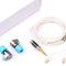 In-Ear Metallic Dual-Action Earphones
