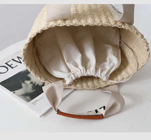 Bolsa Tejida a Mano para Mujer - Estilo Bucket