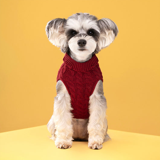 Suéter Tejido para Mascotas - Abrigo Cálido de Cuello Alto para Perros y Gatos - Image 2
