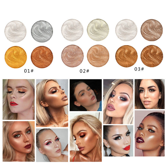 Polvo Iluminador Correctivo 4 Colores - Base Radiante y Reparadora