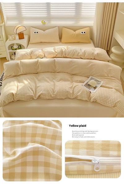 Juego de Cama Ojos Grandes - Funda Nórdica 4 Piezas Efecto Satinado - Image 17