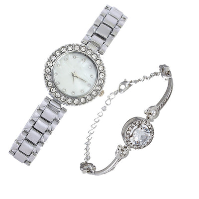 Reloj Pulsera de Cuarzo con Diamantes para Mujer - Image 5