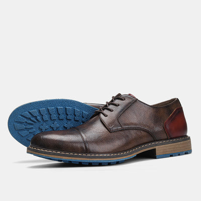 Zapatos de Cuero Retro para Hombre Talla Grande - Estilo Verano - Image 19