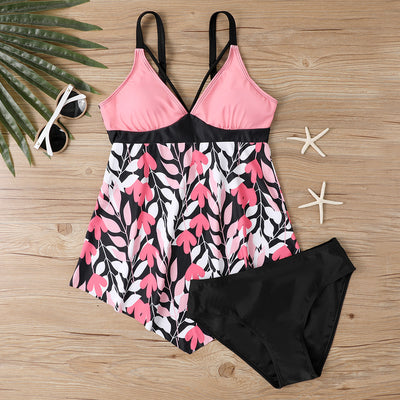 Traje de Baño Bikini con Falda Estampado Leopardo - Image 4