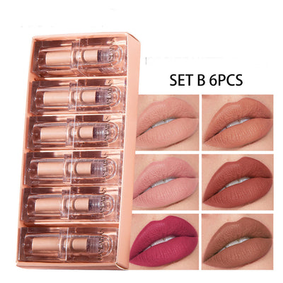 Set de Labiales Mate Tubo Cristal Cuadrado - Image 6