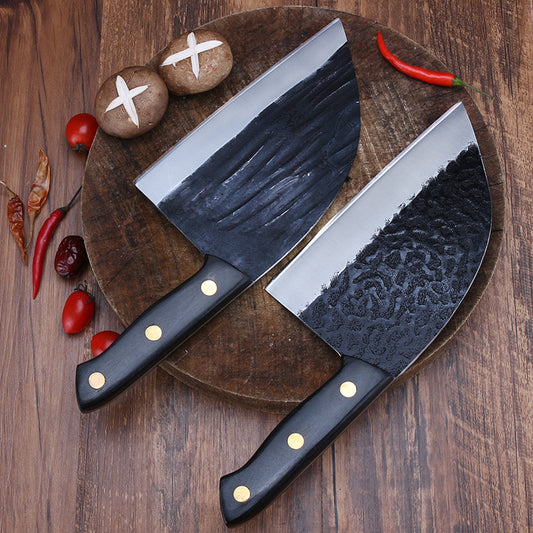 Cuchillos de Cocina Forjados Estilo Retro para Carnes y Vegetales en Acero Inoxidable - Image 2