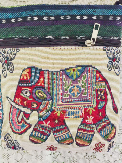 Bolso Bandolera Bordado Étnico con Elefante y Mariposa Estilo Chino - Image 68