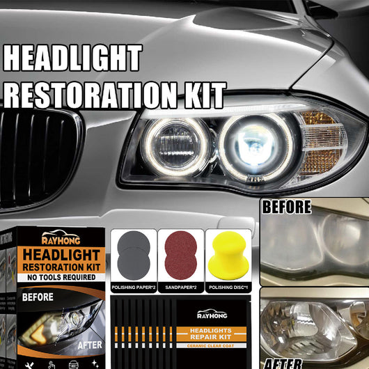 Kit de Restauración de Faros de Cerámica para Auto