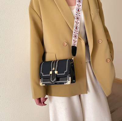 Bolso Bandolera Retro de Ancho Ajustable - Image 18