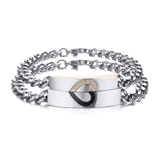Pulsera de Pareja Puzzle del Amor - Conexión Infinita