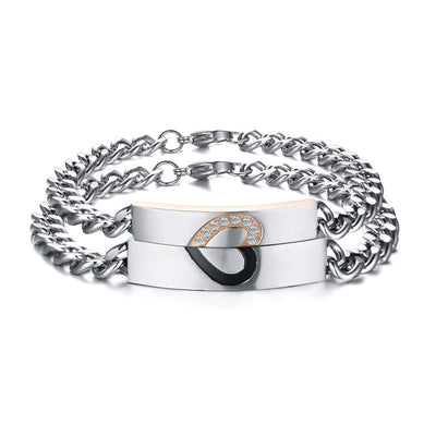 Pulsera de Pareja Puzzle del Amor - Conexión Infinita