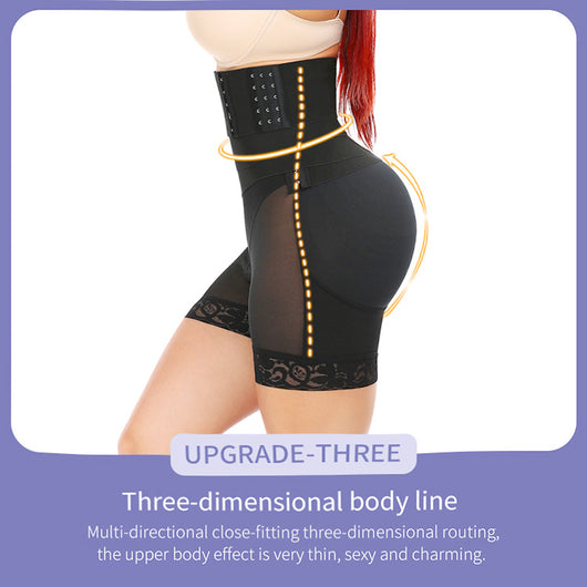Pantalones de Compresión Abdominal con Cierre de Hebilla para Talla Grande - Image 4