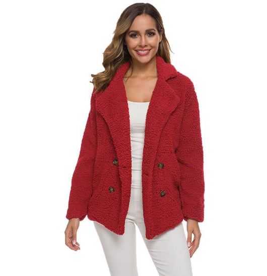 Blusa Elegante de Botones con Cuello Solapa para Otoño e Invierno - Image 10