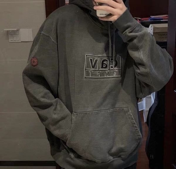 Sudaderas con Capucha Bordadas Vintage