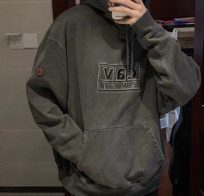 Sudaderas con Capucha Bordadas Vintage