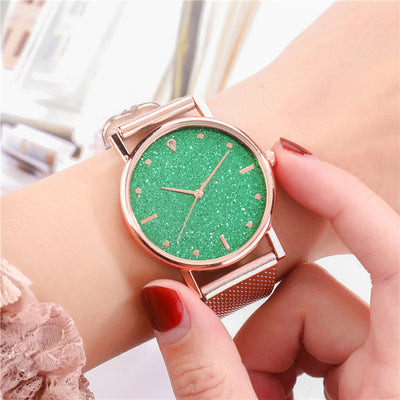 Reloj de Pulsera Elegante para Mujer con Malla de Silicona - Image 7