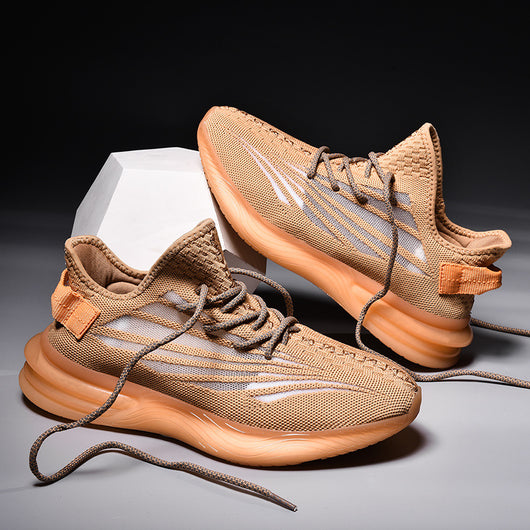 Zapatillas Deportivas Tejidas Volantes para Hombre - Estilo Coreano Transpirable - Image 12