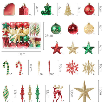 Set de 88 Esferas Navideñas Decorativas - Image 7
