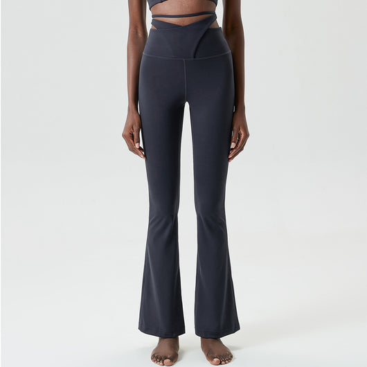 Pantalones Yoga Ajustados con Cordón para Mujer Tallas Grandes - Image 6