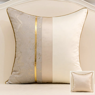 Almohada de Algodón con Patrón Geométrico