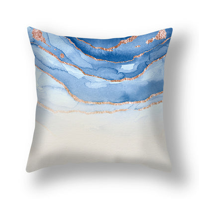 Funda de Almohada Nórdica con Dorado Geométrico - Estilo Minimalista - Image 10