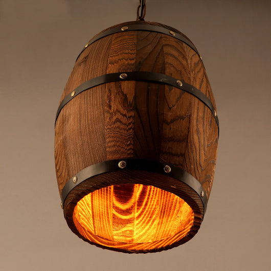 Lámparas de Techo Rústicas de Barril de Vino - Diseño Artesanal Único - Image 6