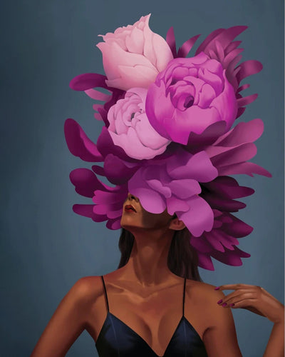 Cuadro DIY de Pintura al Óleo Digital - Animales y Plantas Abstractos sin Marco - Image 6