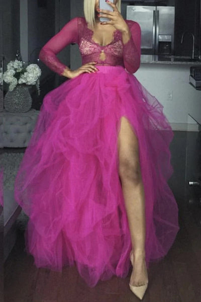 Falda Casual Voluminosa con Cintura Elástica y Malla - Image 16