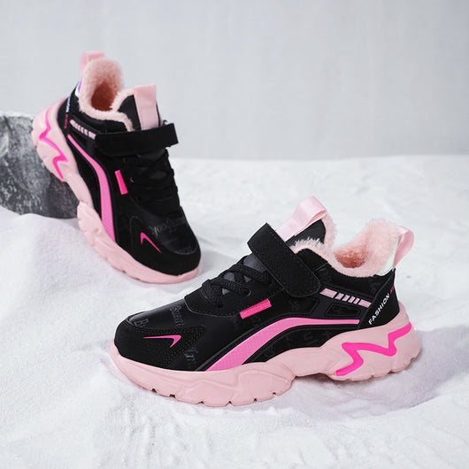 Tenis Casual Impermeables para Niñas con Cuero Resistente - Image 4