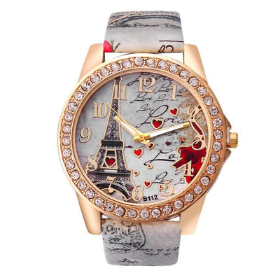 Reloj de Pulsera Vintage París Torre Eiffel para Mujer - Cuarzo Casual - Image 8