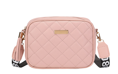 Bolsa Cámara Cuadrada Pequeña con Bordado de Diamantes - Image 10