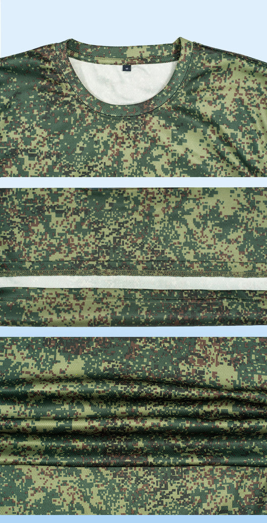 Camiseta Táctica Camuflaje Secado Rápido para Deportes Outdoor - Image 7