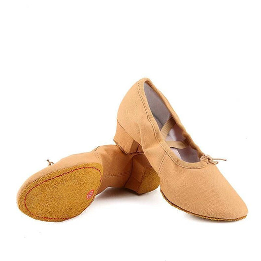 Zapatos de Danza de Suela Blanda en Lona - Image 9