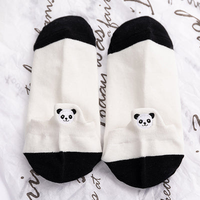 Calcetines de Algodón Bordados Transpirables para Hombre - Image 14