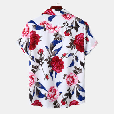 Camisa Casual de Playa para Hombre - Manga Corta Estilo Vacaciones - Image 9
