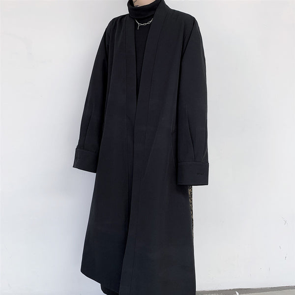 Chaqueta Cortavientos Elegante Minimalista con Detalles de Contraste - Corte Medio sin Cierre