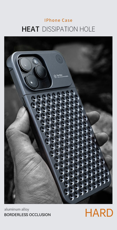 Funda de Aluminio para iPhone 14 13 Pro Max Plus con Disipación de Calor y Protección Total - Image 21