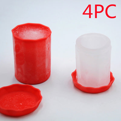Molde para Hielo en Forma de Copa - Bandeja Reutilizable para Bebidas Frías - Image 23