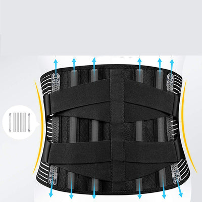Faja de Compresión Dual con Malla Transpirable para Soporte Lumbar - Image 9