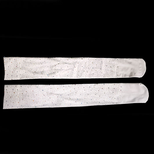 Medias Brillantes Hasta la Rodilla en Blanco y Negro - Image 6
