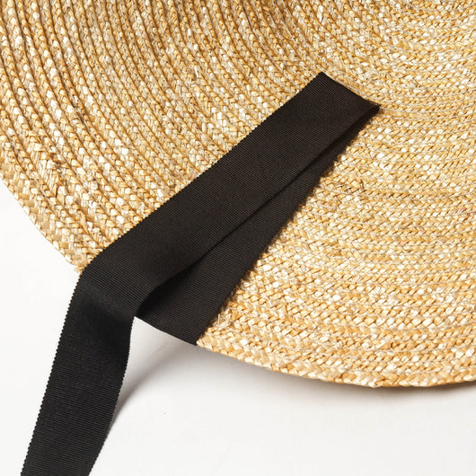 Sombrero de Paja Trenzado con Correas - Protección Solar Elegante - Image 14