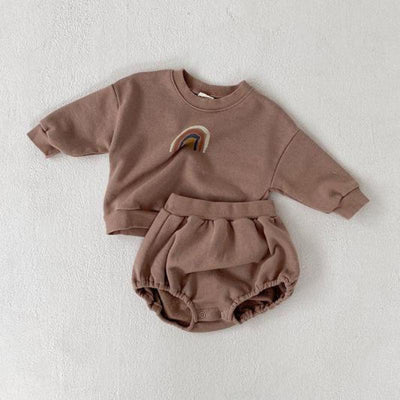 Conjunto Infantil de Manga Larga y Shorts - Image 14