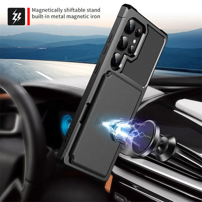 Funda para Celular con Soporte de Tarjetas para Auto - Image 2