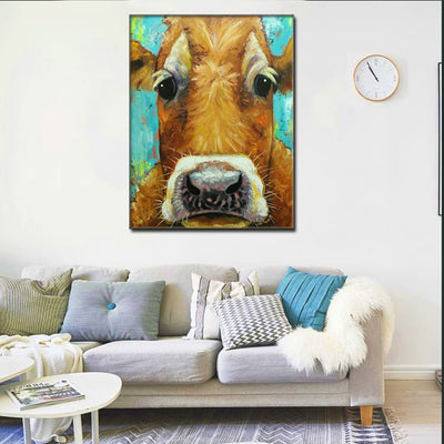 Lámina Decorativa Vaca Artística para Pared - Image 10