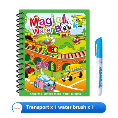 Libro Mágico de Pintura con Agua para Niños - Álbum de Colorear Reutilizable - Image 8