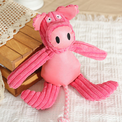 Juguetes de Peluche Sonoros para Perros - Animales de Granja Resistentes a Mordidas - Image 5