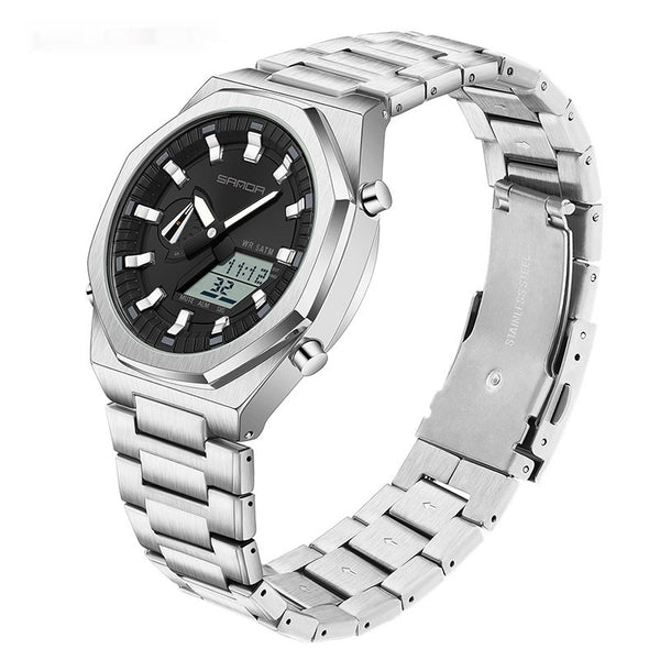 Reloj Deportivo Dual Display para Hombre - Multifunción Verano
