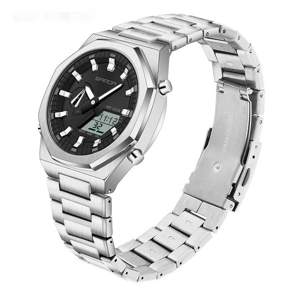 Reloj Deportivo Dual Display para Hombre - Multifunción Verano